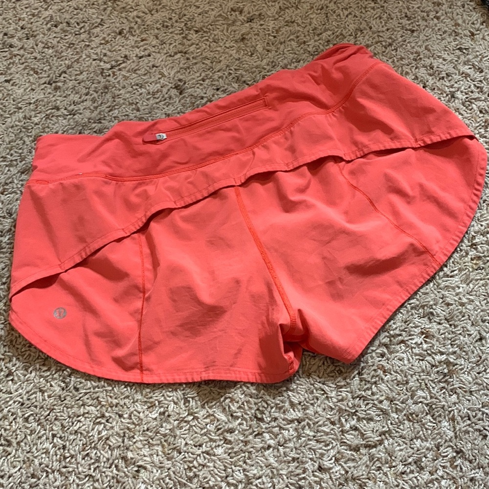 Lululemon coral shorts